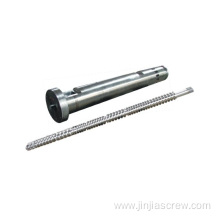 Twin Bimetallic Screw and Barrel For Rubber